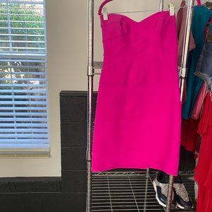 Fuschia Laundry halter dress